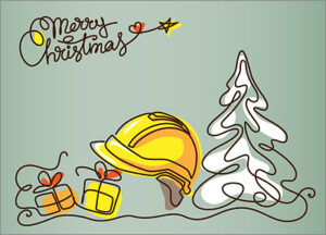 Construction Christmas Cards