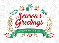 Custom Accounting Christmas Card | Ziti Cards