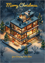 Architect Christmas Card Festive