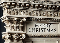 Architecture Christmas Card Elegant