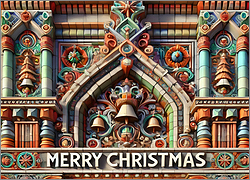 Architecture Christmas Card Refined