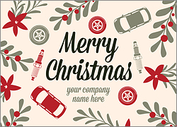 Auto Seasons Greeting Card