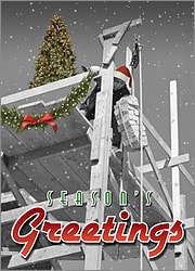 Bricklayer Christmas Card