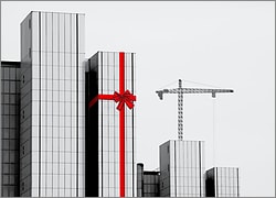 Buildings w Crane