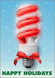 Candy Cane Electrician Card