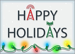 Cell Tower Holiday Card