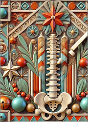 Chiropractor Christmas Card Lovely