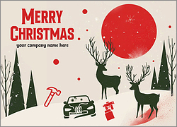 Christmas Collision Card