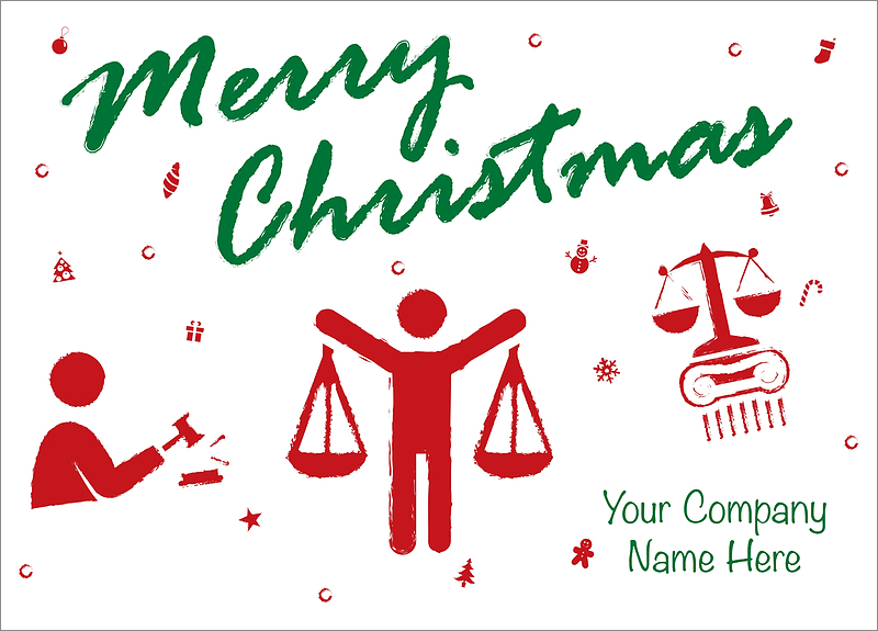 Personalized Christmas Legal Card Ziti Cards 7780