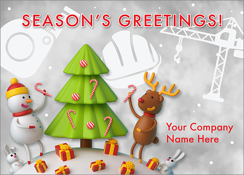 Ziti Cards - Personalized Construction Christmas Cards | Ziti Cards