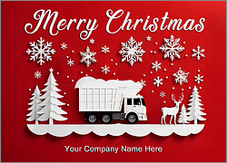 Dump Truck Joy Card