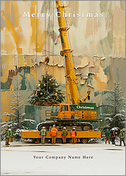 Construction Holiday Cards