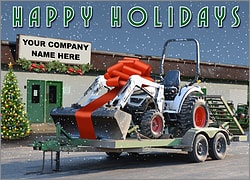 Equipment Rental Holiday Card