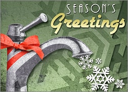 Faucet Holiday Card