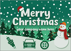 Festive Automotive Card