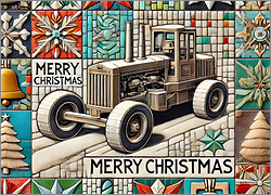 Grader Christmas Card Flashing