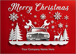 Holiday Auto Body Card