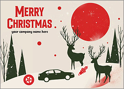 Holiday Auto Greeting Card