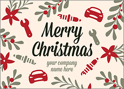 Holiday Repair Greeting Card