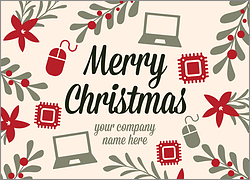 Holiday Tech Greeting Card