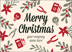 Holiday Voltage Greeting Card