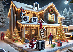 HVAC Christmas Card Appealing