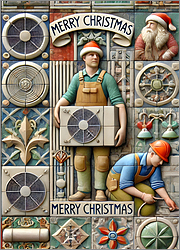 HVAC Christmas Card Dreamy