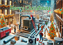 HVAC Christmas Card Glacial