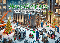 HVAC Christmas Card Wondrous