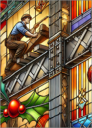 Ironworker Christmas Card Advance