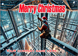 Ironworker Christmas Card Luxuriate