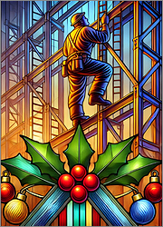 Ironworker Christmas Card Widen