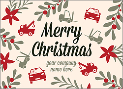 Jolly Junkyard Christmas Card