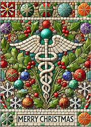 Medical Christmas Card Lightsome