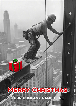 Construction Holiday Cards