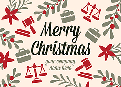 Merry Legal Greeting Card