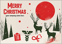 Merry Medical Greeting Card