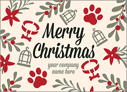 Merry Pet Greeting Card