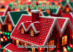 Roofing Christmas Card Mirthful