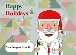 Santa Dentists Christmas Card