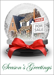 Snow Globe Realtor Card