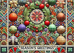 Tile Christmas Card Polished