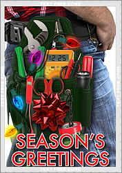 Tool Belt Holiday Card